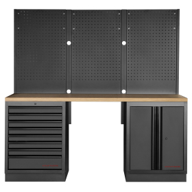 Mobilier d'Atelier 2 Éléments MOBILIO BLK Kraftwerk - 3964K-BLK-003