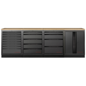 Mobilier d'Atelier 4 Éléments MOBILIO BLK Kraftwerk - 3964K-BLK-004