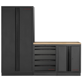 Mobilier d'Atelier 3 Éléments MOBILIO BLK Kraftwerk - 3964K-BLK-012
