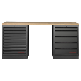 Mobilier d'Atelier 2 Éléments MOBILIO BLK Kraftwerk - 3964K-BLK-007