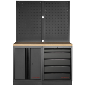 Mobilier d'Atelier 2 Éléments MOBILIO BLK Kraftwerk - 3964K-BLK-019