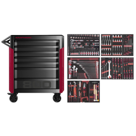 Servante d'Atelier PT800 7 Tiroirs PRO 278 Pièces Kraftwerk - 102.417.011