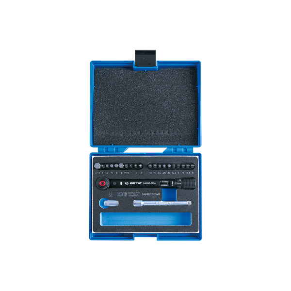 Coffret Clé Dynamométrique 1/4" 3-16Nm Avec Embouts Pour Vélos 23Pcs King Tony - 3426D1D23MR